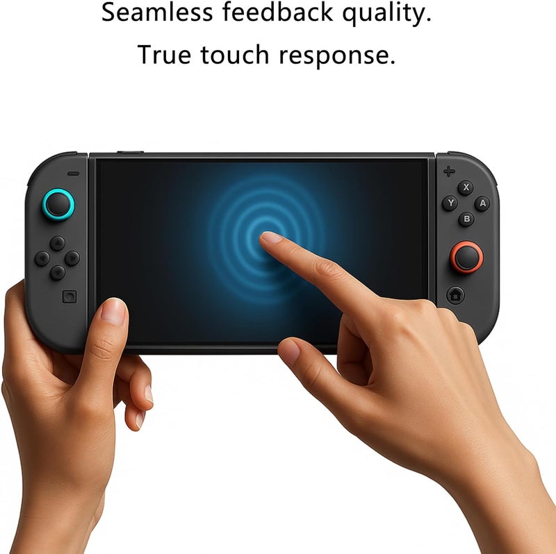 DTOL for Nintendo Switch 2 Screen Protector Tempered Glass 7.9'' [2025], 9H Hardness Anti-Scratch, Auto-Dust Removal, Bubble Free, 30s Installation, with Alignment Frame Full Coverage HD Clear 2 Pack - Image 5